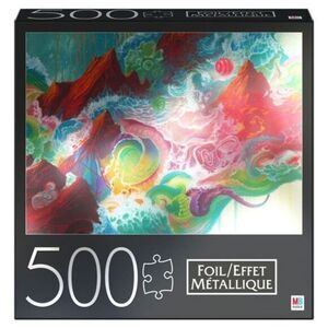Milton Bradley Cardinal "There is a Radiance" 500 Piece Foil Jigsaw‎ Pu…